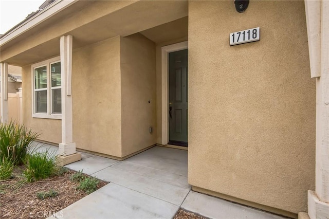 view of entrance to property