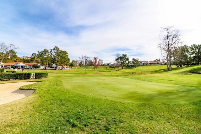 view of home's community featuring a yard