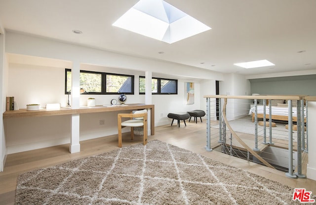 bedroom featuring hardwood / wood-style floors