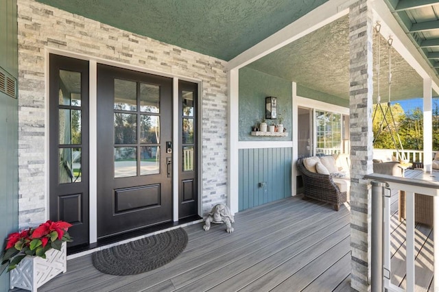1404 E Mission Rd, Fallbrook, CA 92028 - view of wooden porch