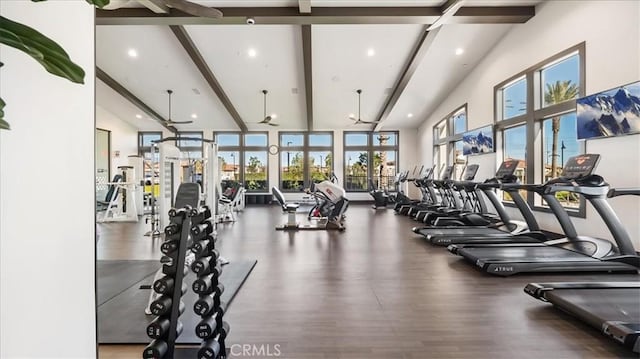 view of exercise room