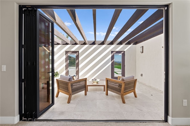 view of sitting room