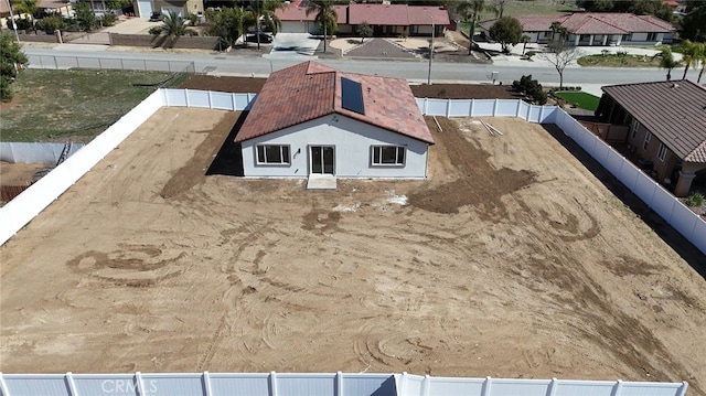 drone / aerial view featuring a residential view