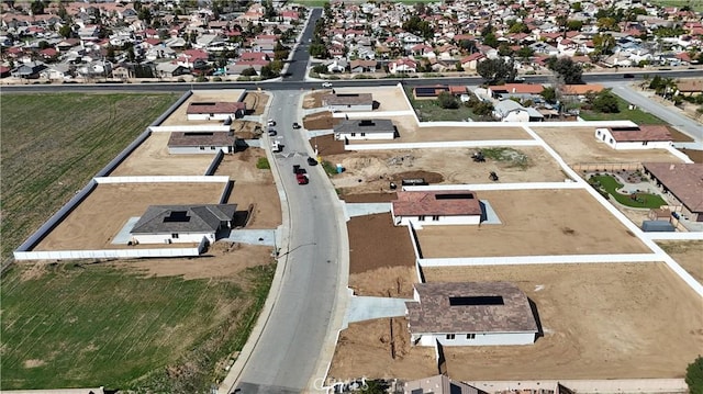 aerial view featuring a residential view