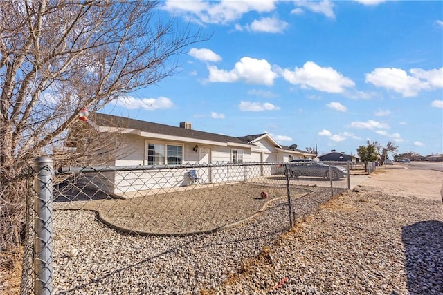 view of back of property