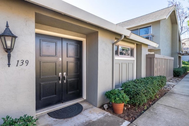 view of property entrance