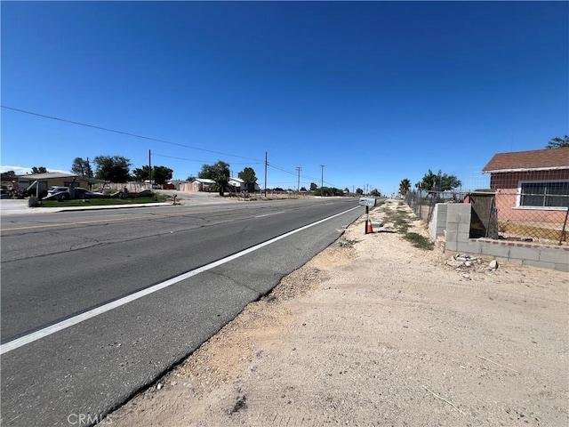 view of road