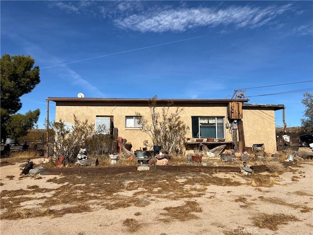 view of back of property