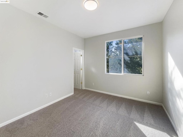 empty room featuring a healthy amount of sunlight and carpet