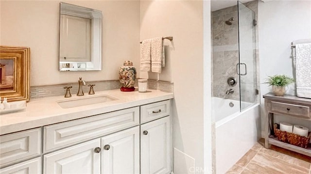 bathroom featuring vanity and tile patterned floors