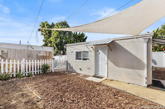 view of rear view of property