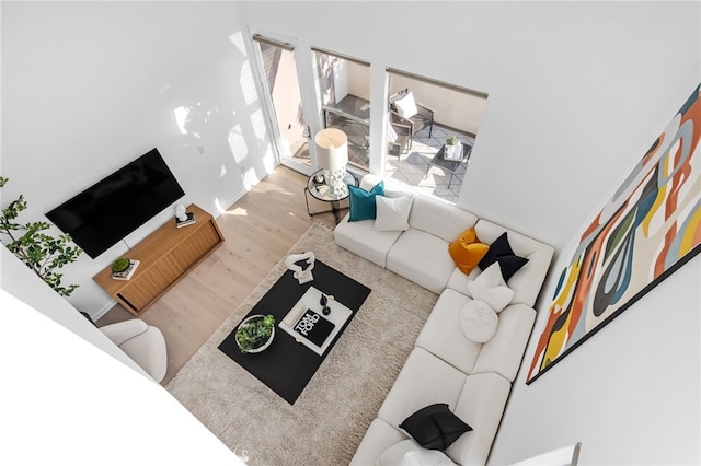 5550 Boardwalk Unit 102, Hawthorne, CA 90250 - living area featuring wood finished floors