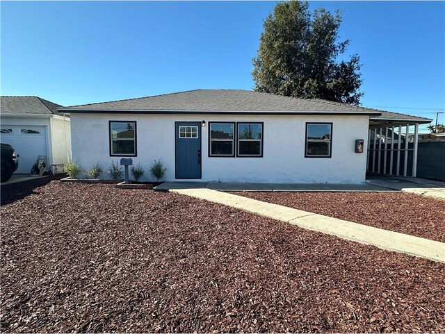 view of ranch-style home