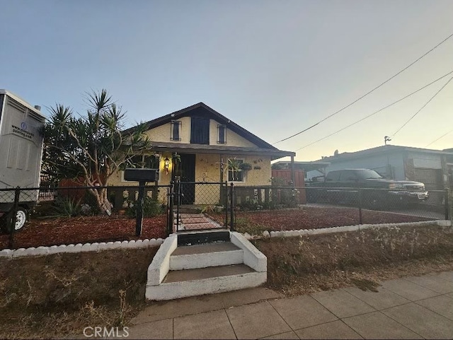 view of bungalow