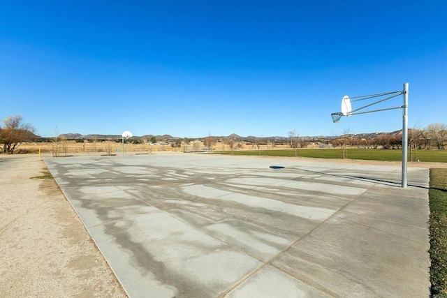 view of basketball court