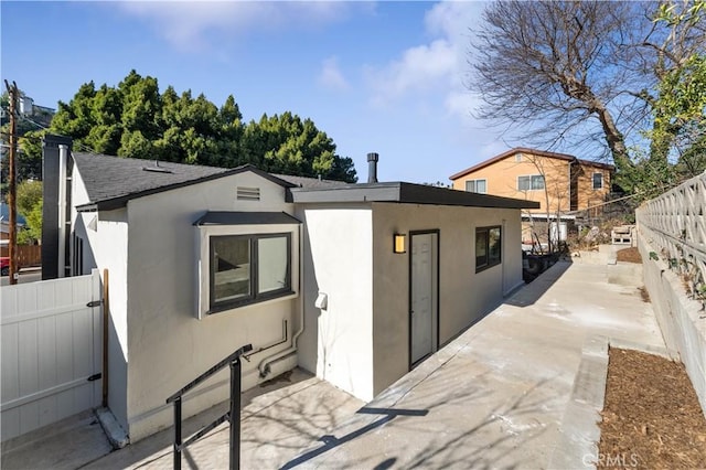 exterior space with a patio