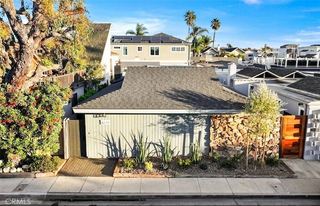 view of front of property