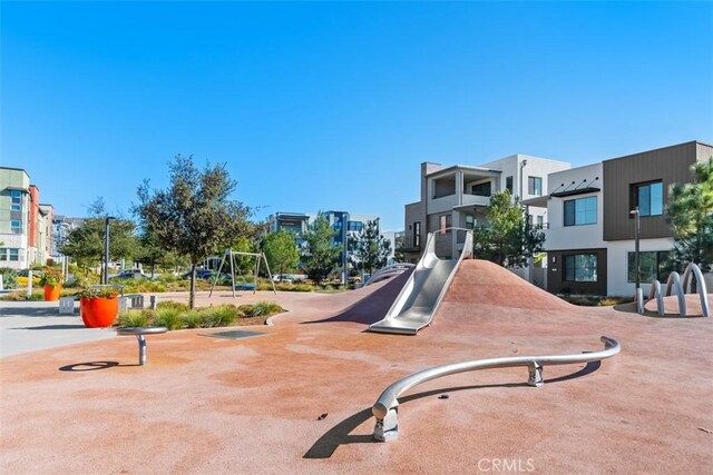 view of jungle gym