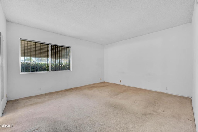 empty room featuring light carpet