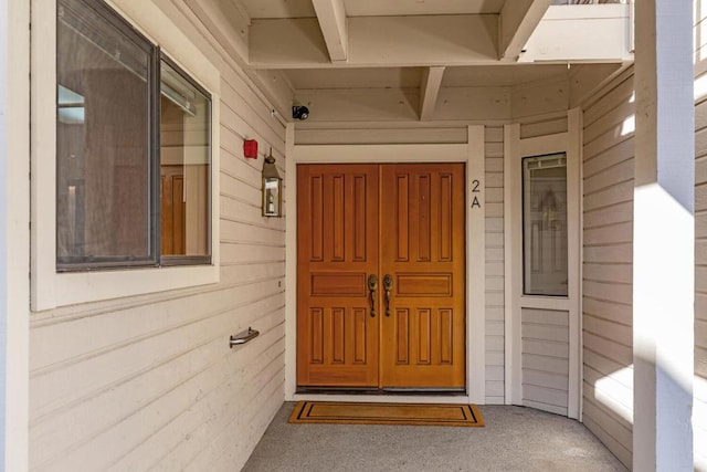 view of entrance to property