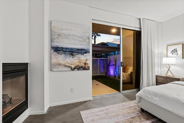 bedroom with a closet