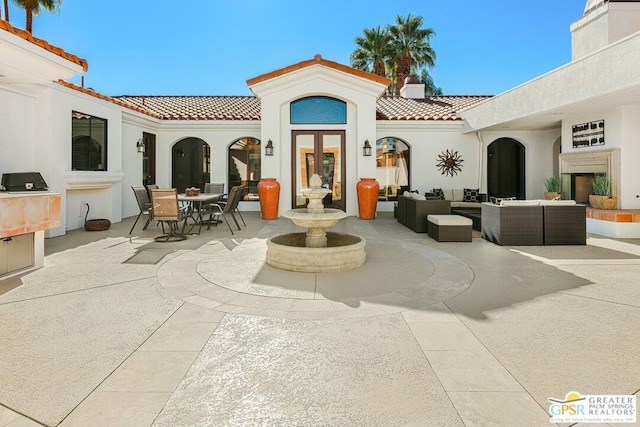 view of patio / terrace featuring outdoor lounge area