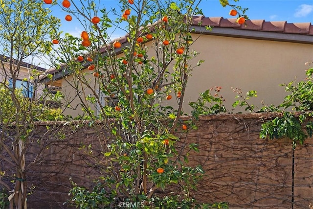 exterior space featuring stucco siding