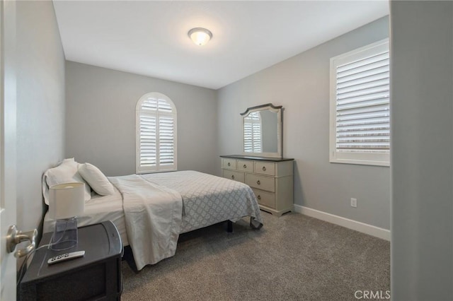 bedroom with carpet flooring