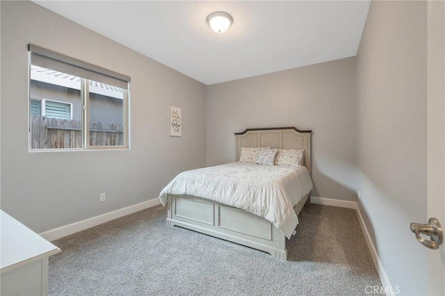 bedroom featuring carpet flooring