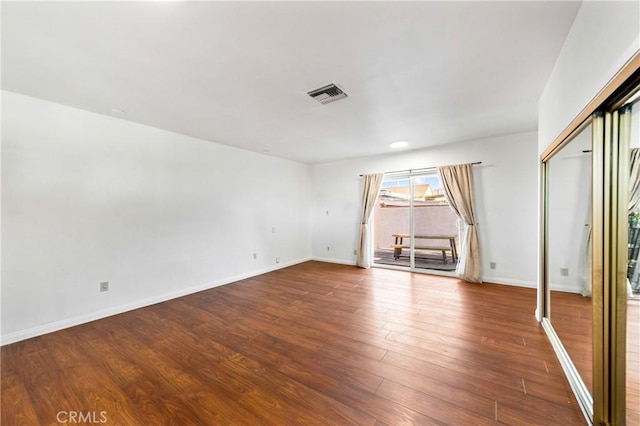 interior space featuring hardwood / wood-style flooring