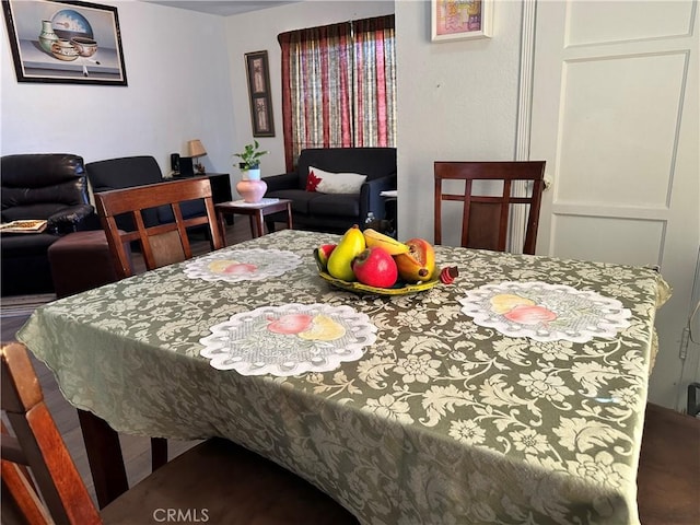 view of dining area