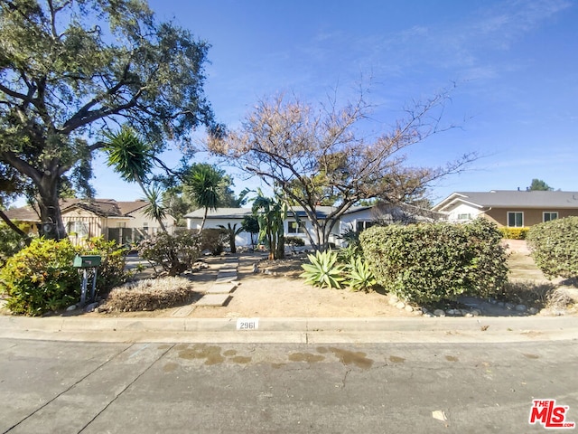 view of obstructed view of property