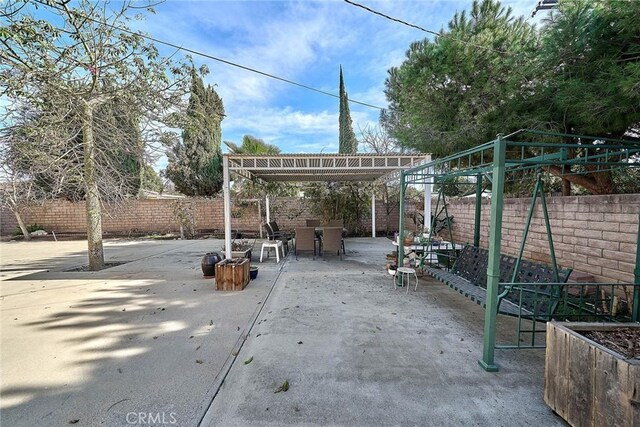 view of patio