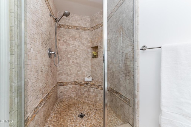 bathroom with walk in shower