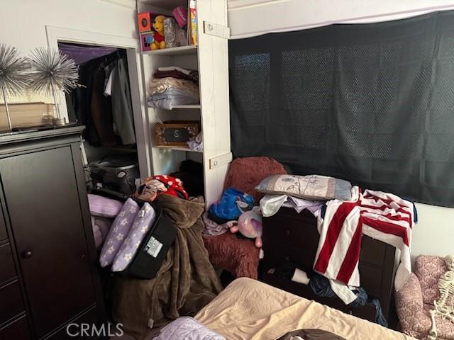 bedroom with a closet