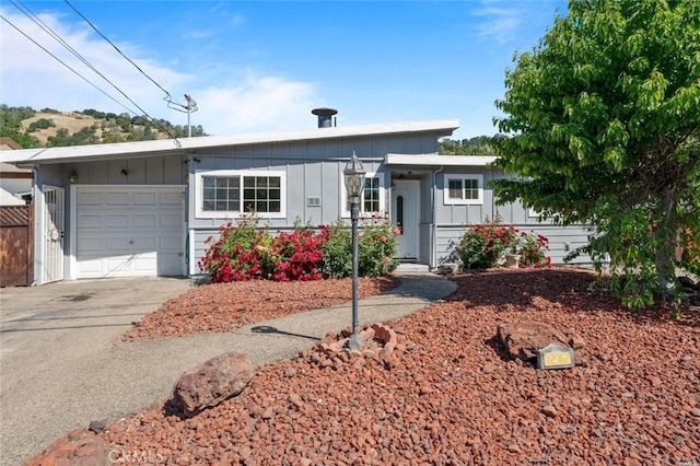 ranch-style house with a garage