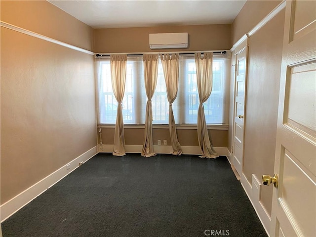 empty room with a wall unit AC