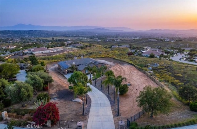 650 Crystal Mountain Cir, Riverside, CA 92506 - aerial perspective of suburban area featuring mountains