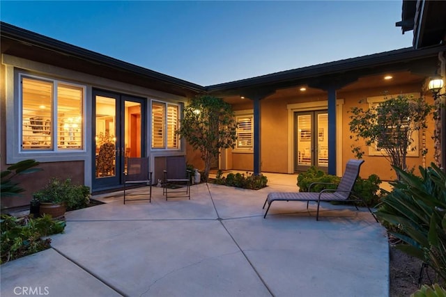650 Crystal Mountain Cir, Riverside, CA 92506 - view of patio with french doors