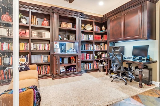 650 Crystal Mountain Cir, Riverside, CA 92506 - home office with baseboards