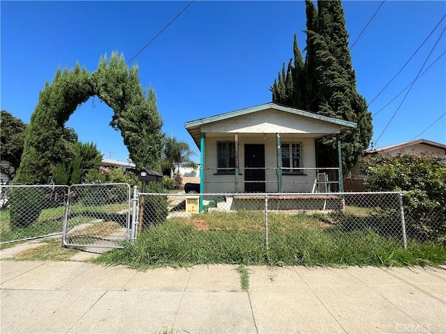 view of bungalow-style house