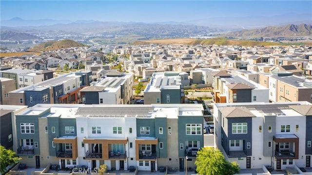 27014 Hummingbird Ln, Valencia, CA 91381 - bird's eye view featuring a mountain view and a residential view