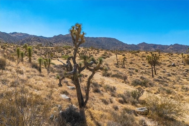 property view of mountains with a desert view