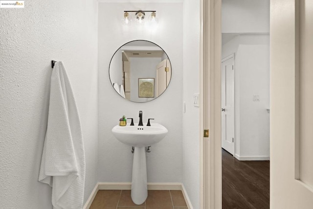 bathroom featuring tile patterned floors