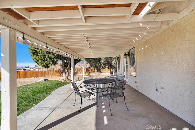 view of patio