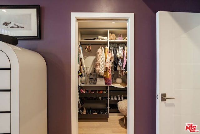 view of closet