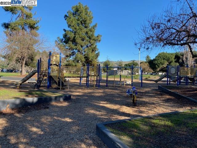 view of jungle gym