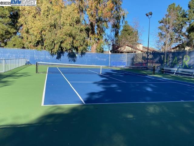 view of sport court