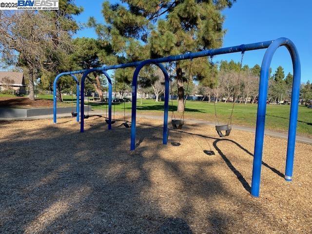 view of jungle gym