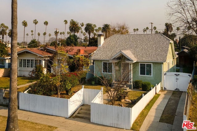 view of front of home